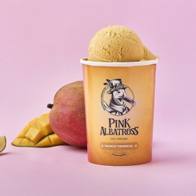 PINK ALBATROSS Helado 100% vegetal de mango tropical 450 ml